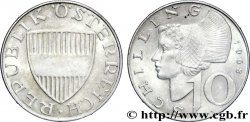 AUTRICHE 10 Schilling blason / femme du Wachau, région bordant le Danube 1968  SUP 