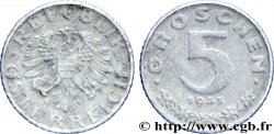 AUTRICHE 5 Groschen aigle 1951 