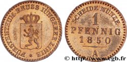 ALLEMAGNE - REUSS 1 Pfennig Principauté de Reuss, blason 1850 