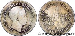 ALLEMAGNE - PRUSSE 1 Silbergroschen Frédéric-Guillaume III 1825 Düsseldorf - D TB 