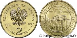 POLOGNE 2 Zlote aigle / 90e anniversaire de la création de la Chambre de Contrôle 2009 Varsovie SPL 