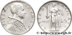 VATICAN AND PAPAL STATES 5 Lire Pie XII an XIV / la ‘Justice’ 1952 Rome - R