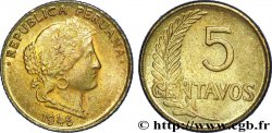 PERú 5 Centavos 1945  SC 