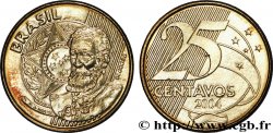 BRASILE 25 Centavos le maréchal Manuel Deodoro da Fonseca 2004  MS 