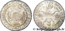 BELGIQUE - PAYS-BAS AUTRICHIENS 1 Kronenthaler Pays-Bas Autrichiens frappe au nom de François Ier d’Autriche / croix de St André aux trois couronnes 1764 Bruxelles TB+ 