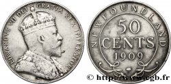 TERRANOVA 50 Cents Terre-Neuve Edouard VII 1909 
