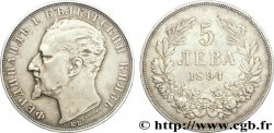 BULGARIA 5 Leva Ferdinand Ier 1894 Komoczbanya