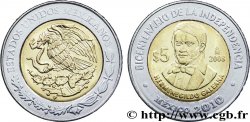 MEXIQUE 5 Pesos Bicentenaire de l’Indépendance : aigle / Hermenegildo Galeana 2008 Mexico SUP 