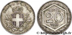 ITALIE 20 Centesimi écu 1918 Rome - R
