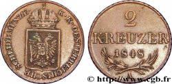 AUTRICHE 2 Kreuzer monnayage de la révolution de 1848-1849 1848 Vienne SUP 