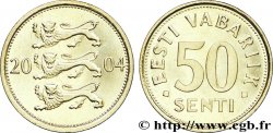 ESTONIA 50 Senti emblème aux 3 lions 2004 