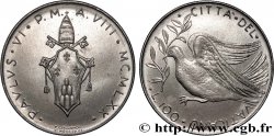 VATICAN AND PAPAL STATES 100 Lire armes / colombe de la paix an VIII du pontificat de Paul VI 1970 Rome
