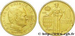MONACO 10 Centimes Rainier III 1962 Paris TTB 