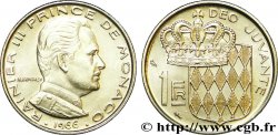 MONACO 1 Franc Rainier III / écu couronné 1966 Paris