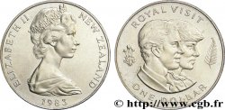 NUEVA ZELANDA
 1 Dollar Elisabeth II / Visite du prince et de la princesse de Galles 1983 Bristish Royal Mint