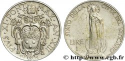 VATICAN ET ÉTATS PONTIFICAUX 1 Lire frappe au nom de Pie XI an XIII / Vierge sur un globe 1934 Rome TTB+ 