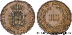 PORTUGAL 3 (III) Réis frappe au nom de Louis Ier (Luis) 1868  XF 