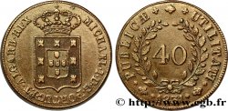 PORTUGAL 1 Pataco (40 Réis) frappe au nom de Michel Ier (Miguel) 1831 