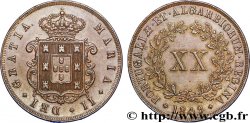 PORTUGAL 20 Réis au nom de Marie II (Maria) 1849 