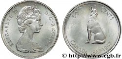 CANADA 50 Cents centenaire de la Confédération 1967 