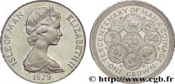 ISLE OF MAN 1 Crown tricentenaire du monnayage de l’Île de Man / Elisabeth II / différents types monétaires 1979 