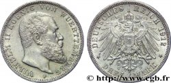 GERMANY - WÜRTTEMBERG 3 Mark Guillaume / aigle 1912 Stuttgart - F