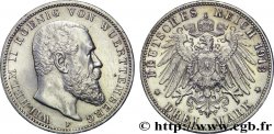 GERMANY - WÜRTTEMBERG 3 Mark Royaume du Wurtemberg Guillaume II 1913 Stuttgart - F