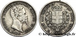 ITALY - KINGDOM OF SARDINIA 50 Centesimi Victor Emmanuel II roi de Sardaigne 1860 Milan - M