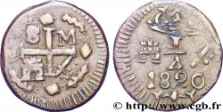 COLOMBIA 1/4 Real Santa Marta 1820 Santa Marta VF 