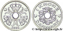 DENMARK 1 Krone couronnes et monograme de la reine Margrethe II 2006 Copenhague