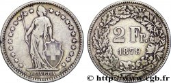 SCHWEIZ 2 Francs Helvetia 1879 Berne - B