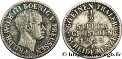GERMANY - PRUSSIA 1/2 Silbergroschen Frédéric-Guillaume III roi de Prusse 1823 Berlin