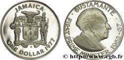 JAMAICA 1 Dollar BE (proof) armes / Sir Alexander Bustamante 1977  SC 