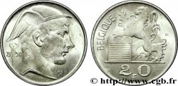 BELGIQUE 20 Francs Mercure, légende française 1950 
