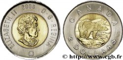 CANADá
 2 Dollars Elisabeth II / Ours polaire 2008 