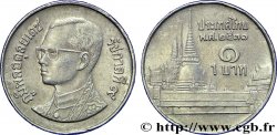 THAILAND 1 Baht roi Bhumipol Adulyadej Rama IX / palais BE 2531 1988 
