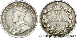 CANADA 10 Cents Georges V 1913 