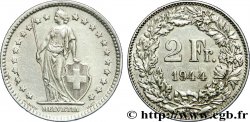 SUISSE 2 Francs Helvetia 1944 Berne - B