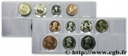 GIBRALTAR Série de 7 monnaies 1, 2, 5, 10, 20, 50 Pence et 1 Livre 2004 