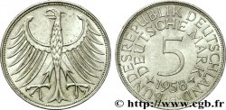 ALLEMAGNE 5 Mark aigle 1958 Karlsruhe - G SUP 