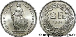 SUISSE 2 Francs Helvetia 2001 Berne - B SPL 