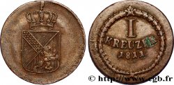 ALLEMAGNE - BADE 1 Kreuzer Grand-Duché de Bade 1811 Mannheim