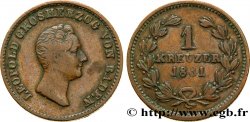 GERMANY - BADEN 1 Kreuzer Léopold Grand-Duc de Bade 1831 Karlsruhe