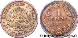 GERMANY - NASSAU 1 Kreuzer Grand-Duché de Nassau 1861 