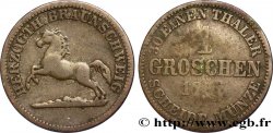 ALLEMAGNE - BRUNSWICK 1 Groschen type au cheval bondissant 1857 Brunswick - B 