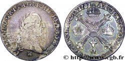 BELGIQUE - PAYS-BAS AUTRICHIENS 1/4 Kronenthaler Pays-Bas Autrichiens Joseph II / armes 1788 Günzburg - H