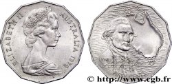AUSTRALIA 50 Cents Elisabeth II / 200e anniversaire du voyage de Cook 1970  AU 