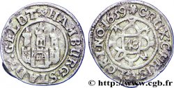 GERMANIA - LIBERA CITTA DE AMBURGO 1/48 Thaler emblème aux 3 tours 1659 