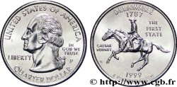ESTADOS UNIDOS DE AMÉRICA 1/4 Dollar Delaware : Caesar Rodney à cheval 1999 Denver