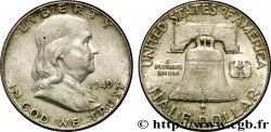 VEREINIGTE STAATEN VON AMERIKA 1/2 Dollar Benjamin Franklin 1949 Philadelphie
